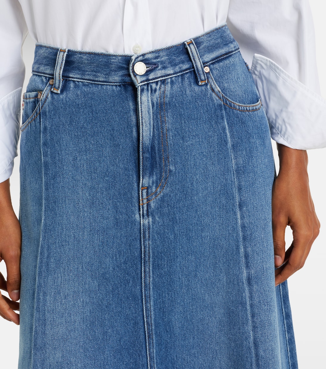 Tula denim maxi skirt | AG Jeans