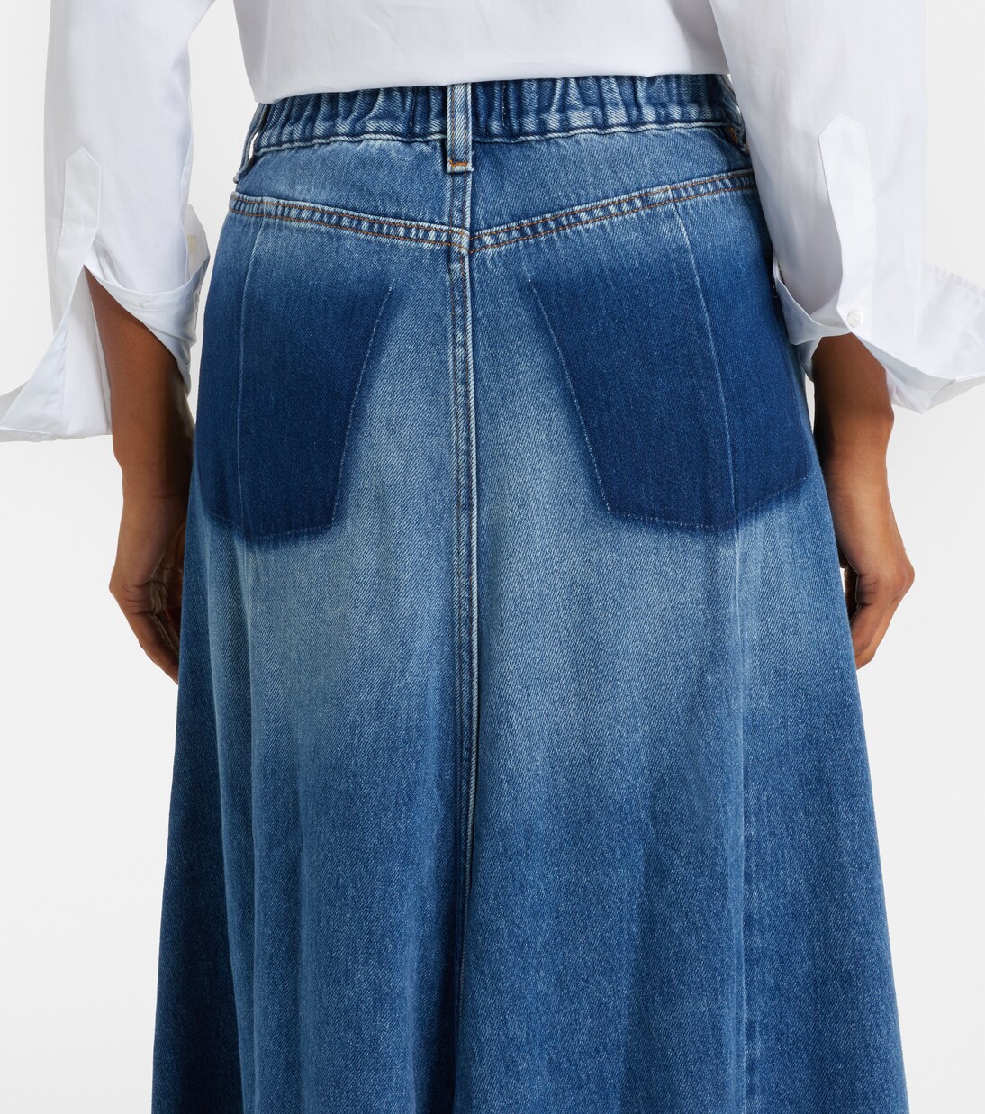 Tula denim maxi skirt | AG Jeans