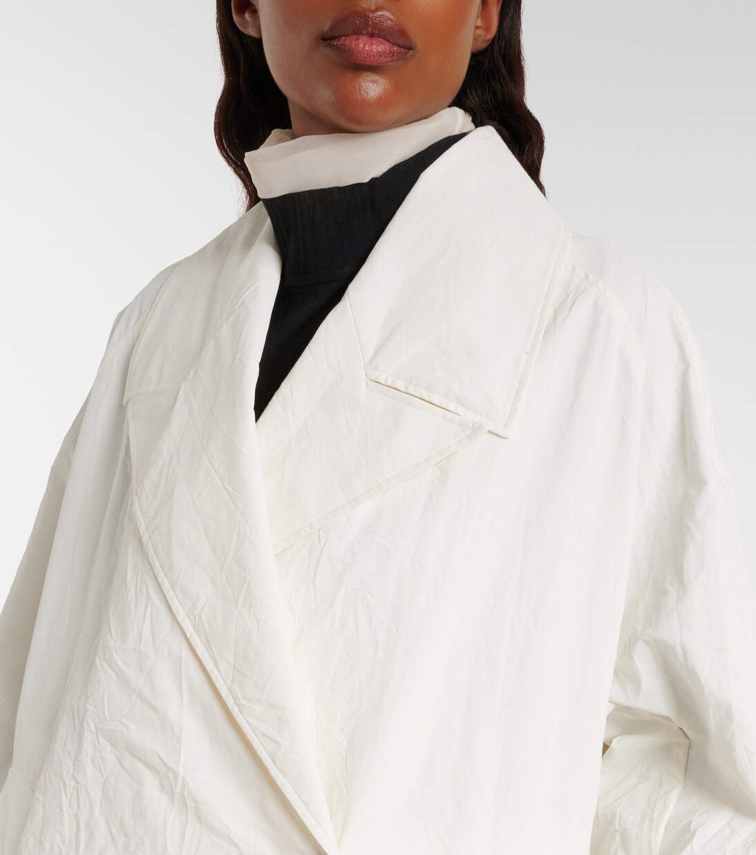 Oversize-Mantel aus Baumwolle und Leinen | Róhe