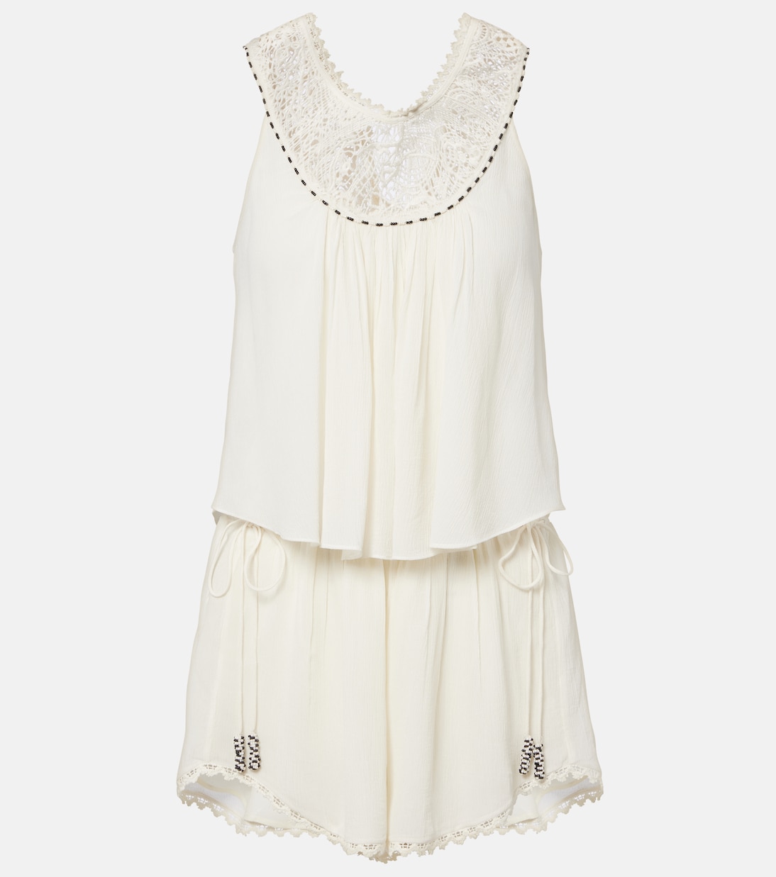 Nilany beaded silk romper | Isabel Marant