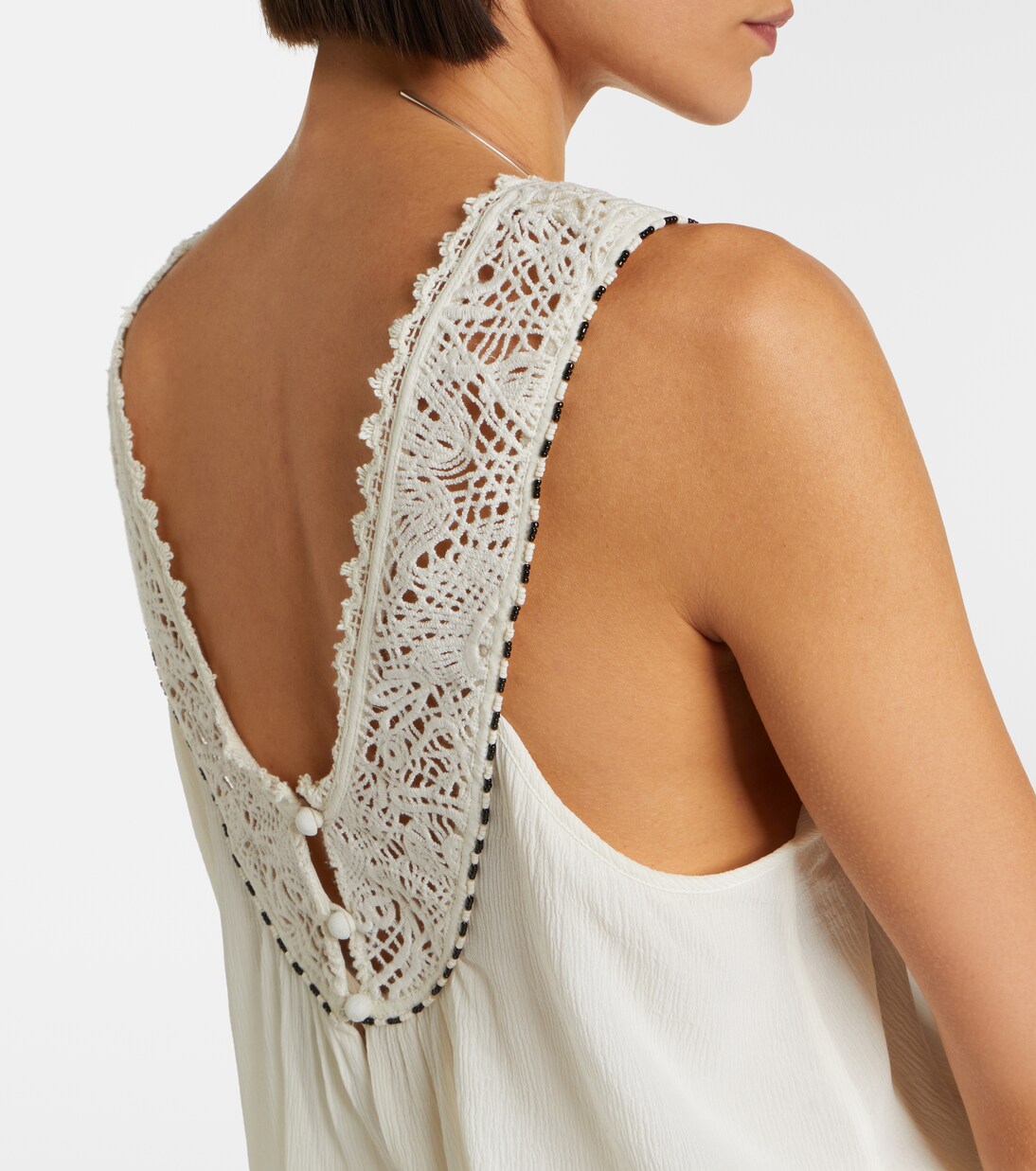 Nilany beaded silk romper | Isabel Marant