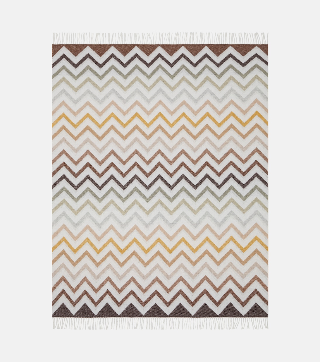 Watamu fringed wool-blend throw | Missoni