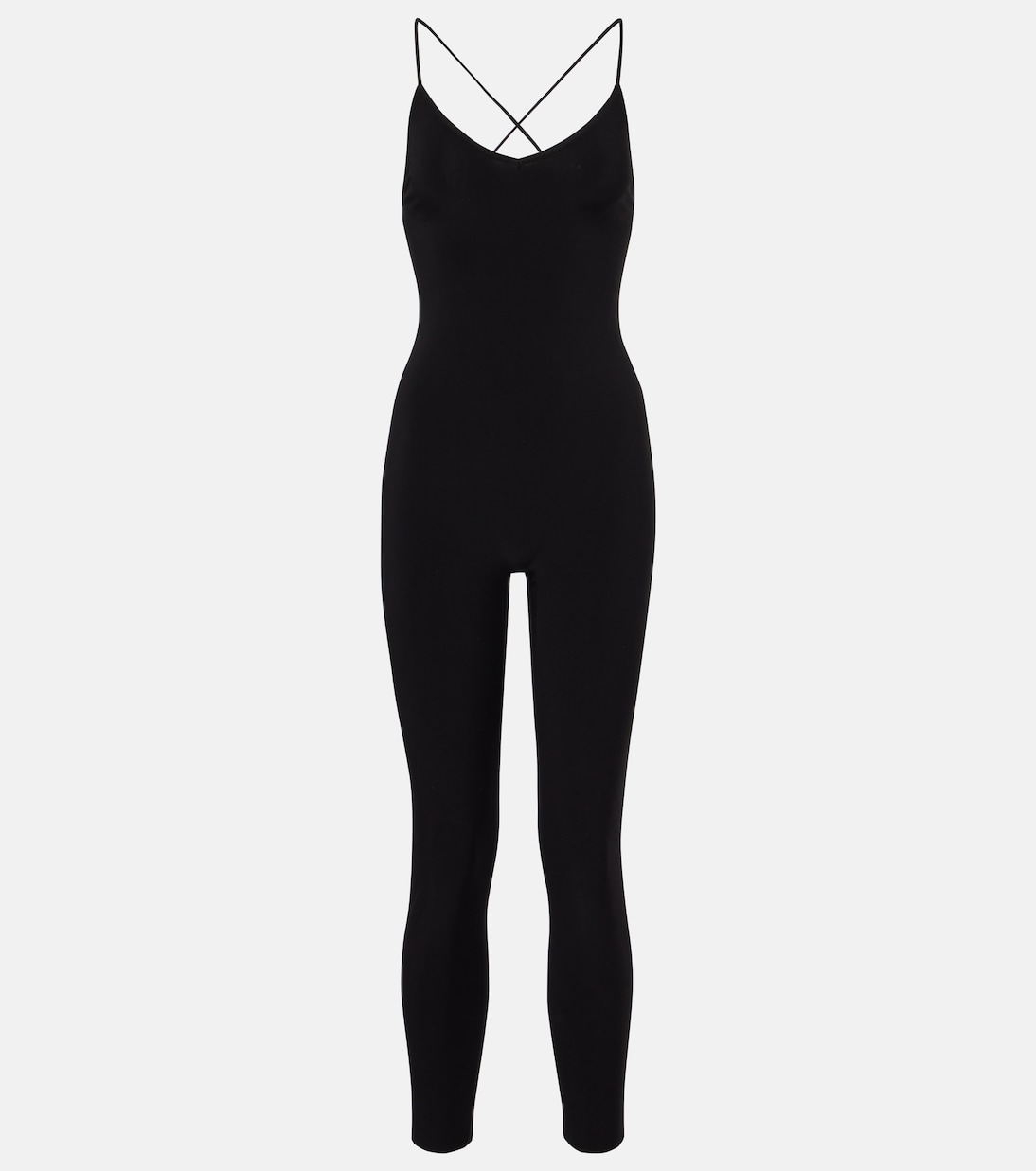 Fara open-back jersey catsuit | Norma Kamali