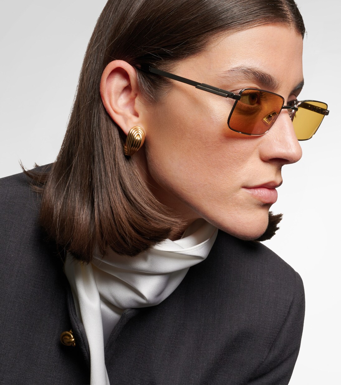 Stretch 렉탱귤러 선글라스 | Bottega Veneta