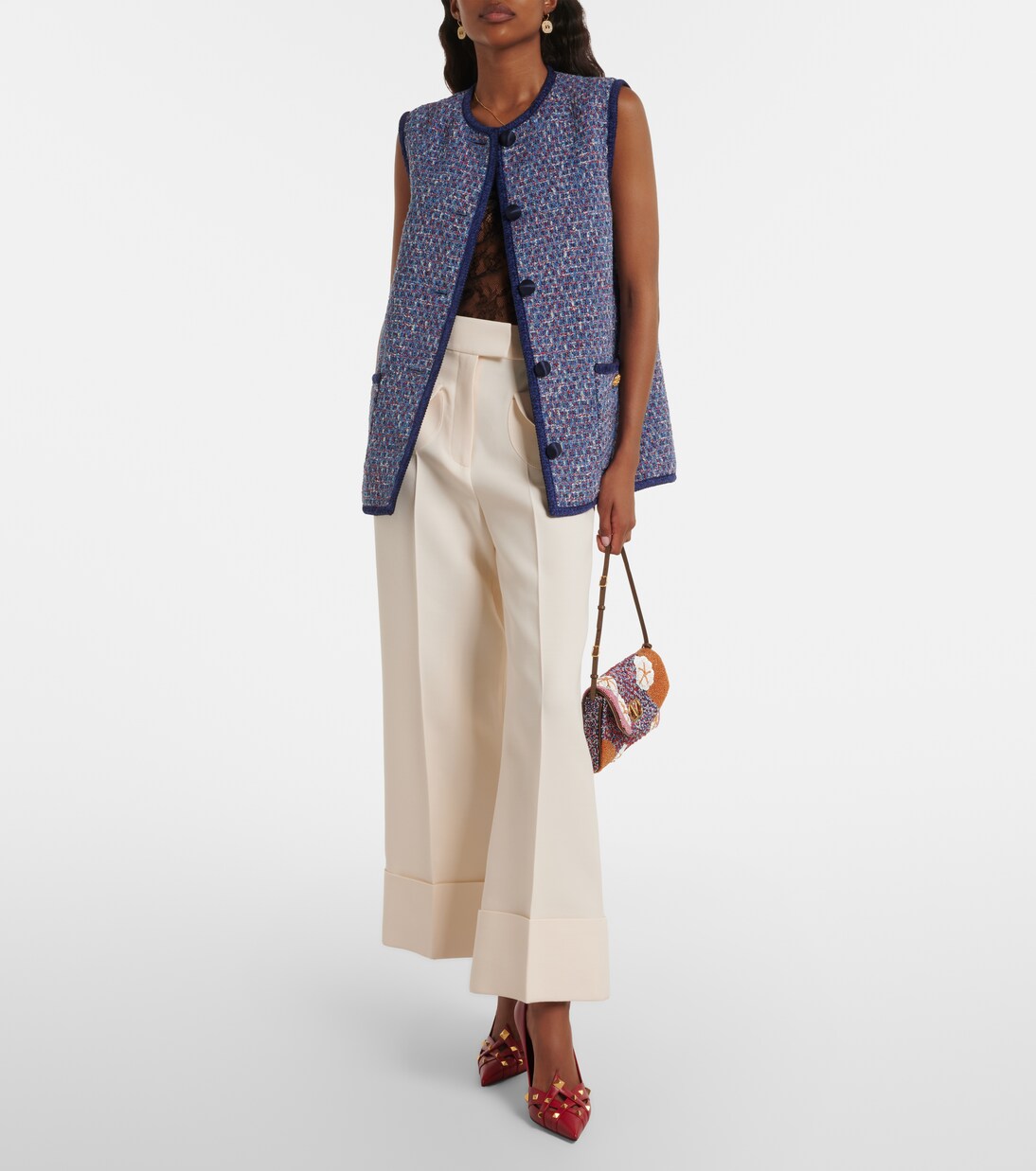 Tweed vest  | Valentino