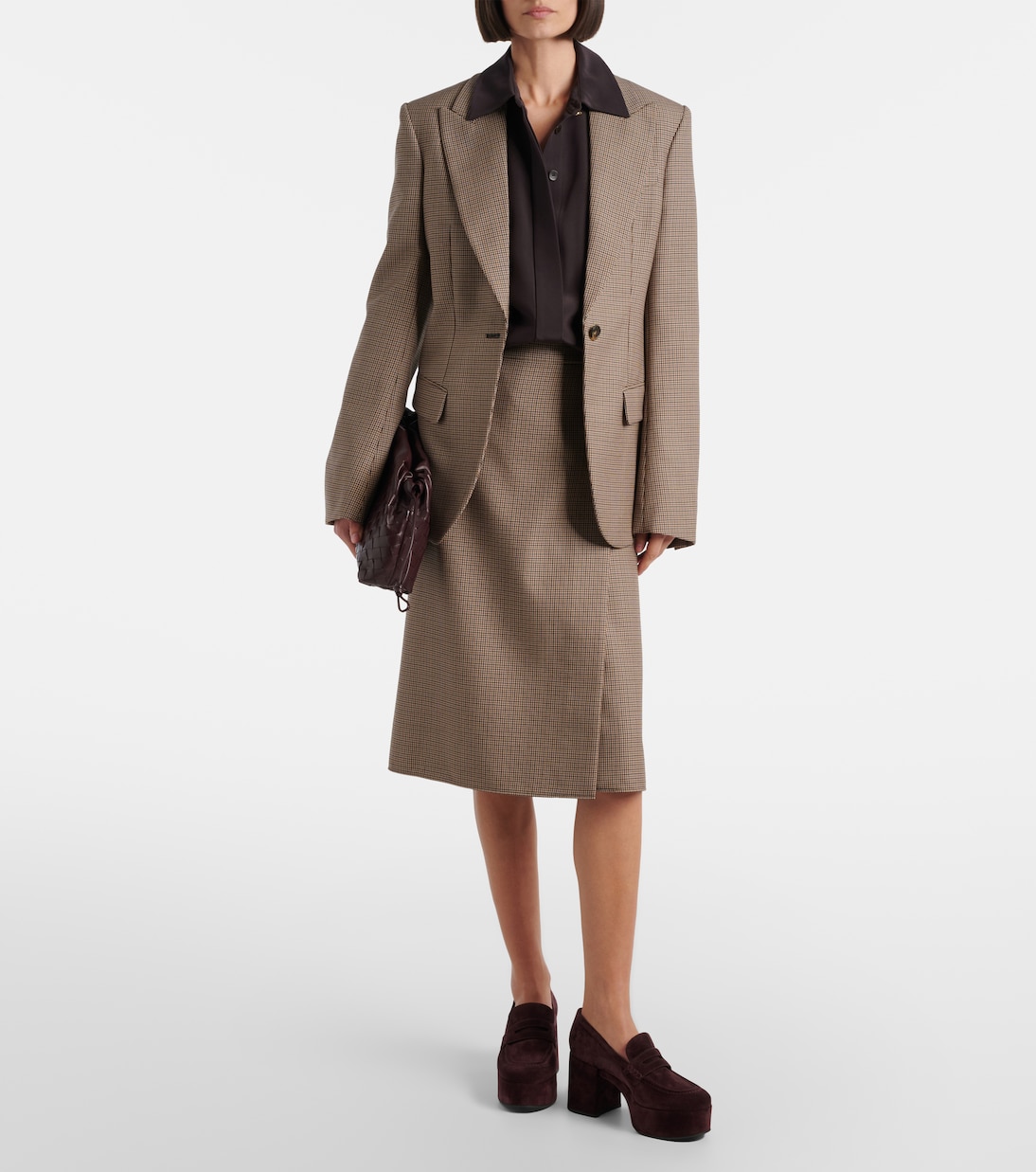 Plateau-Loafers Jenna aus Veloursleder | Gianvito Rossi