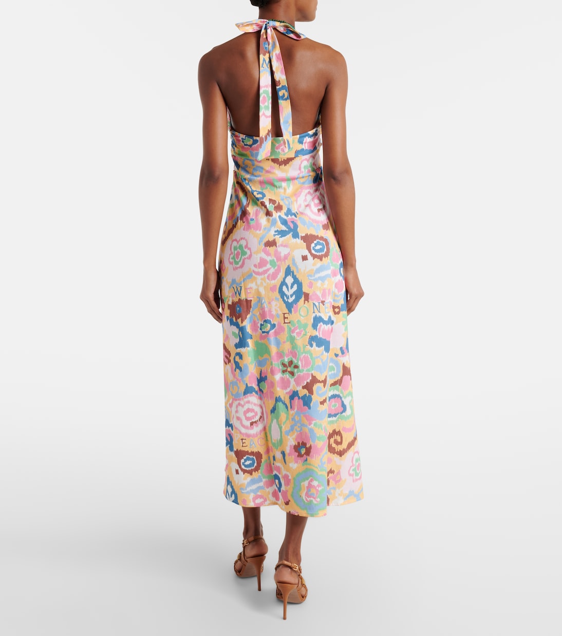 Ilyana printed cotton jersey midi dress | Rixo