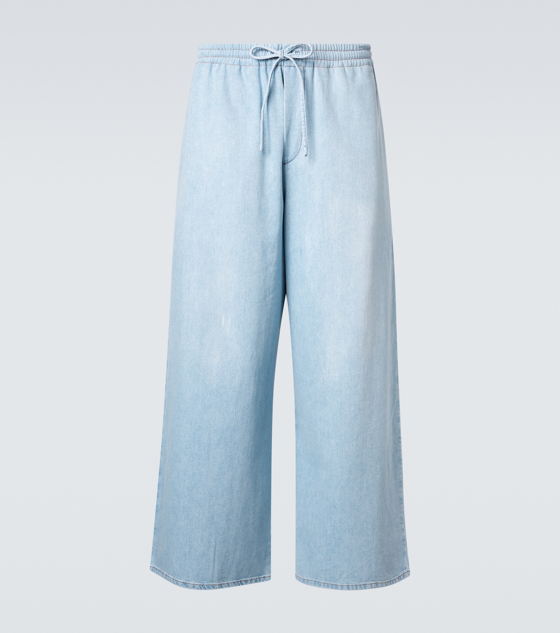 Anagram denim cropped wide-leg pants | Loewe