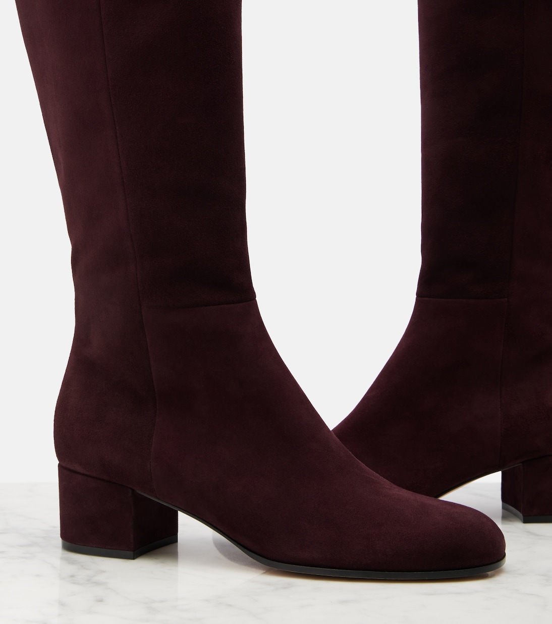 Joelle suede knee-high boots | Gianvito Rossi