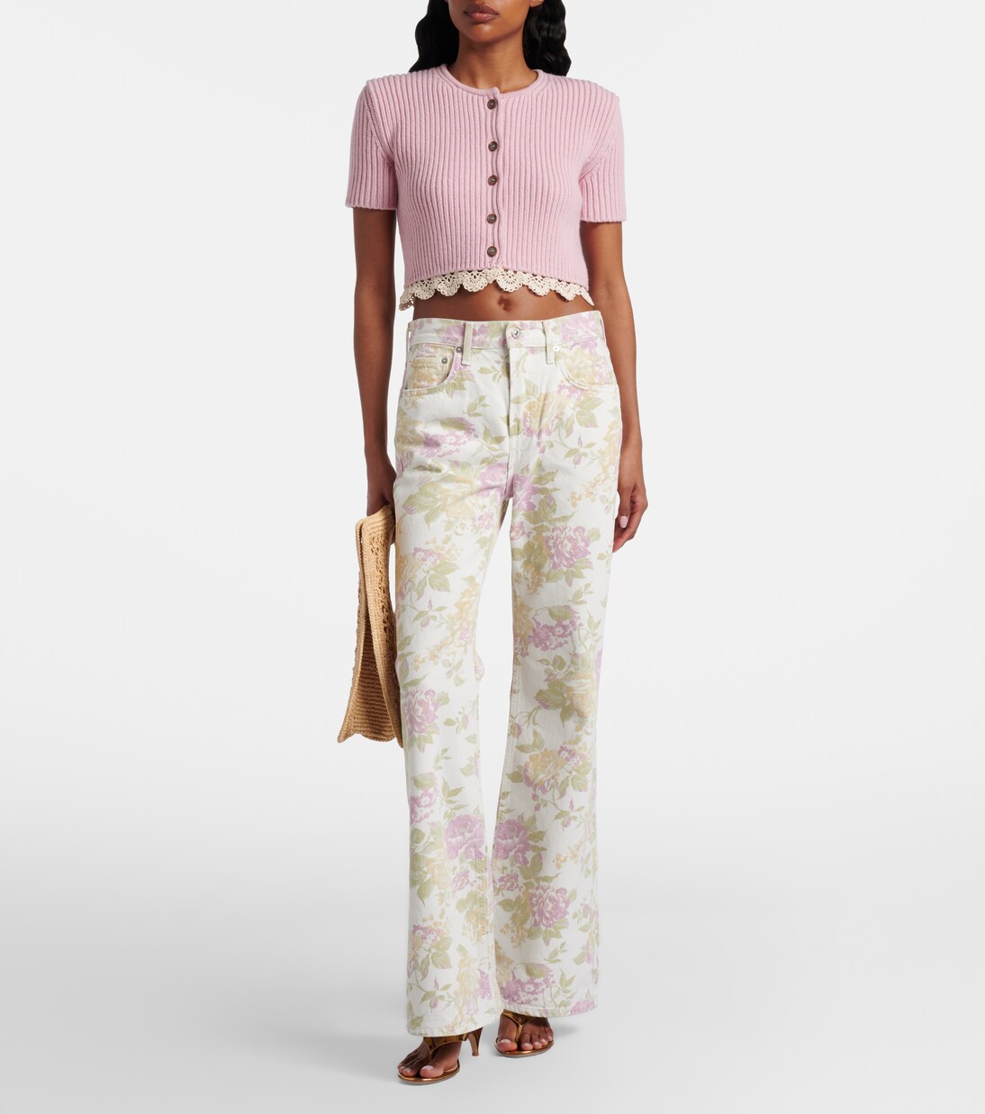 Kimberly '70s floral flared jeans | Citizens of Humanity