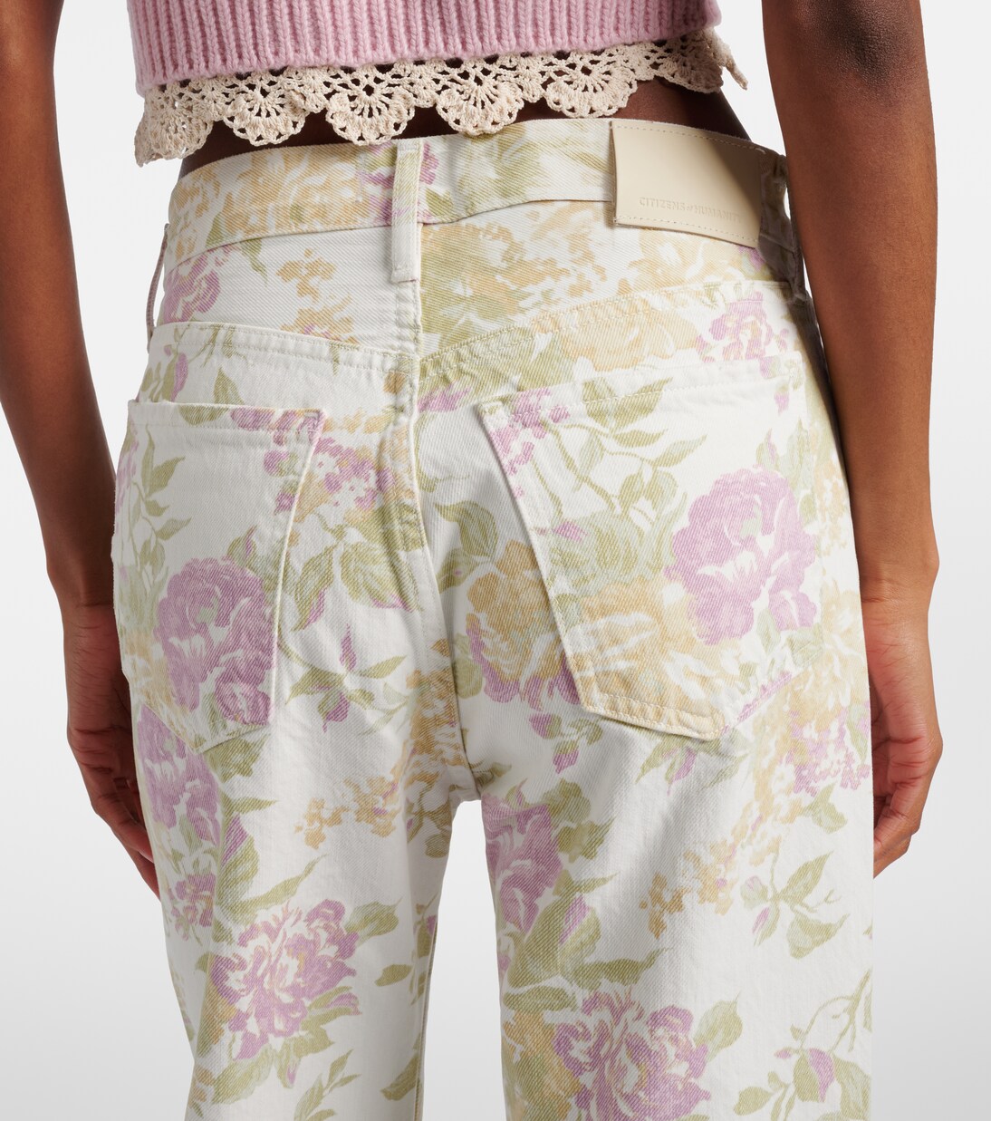 Kimberly '70s floral flared jeans | Citizens of Humanity