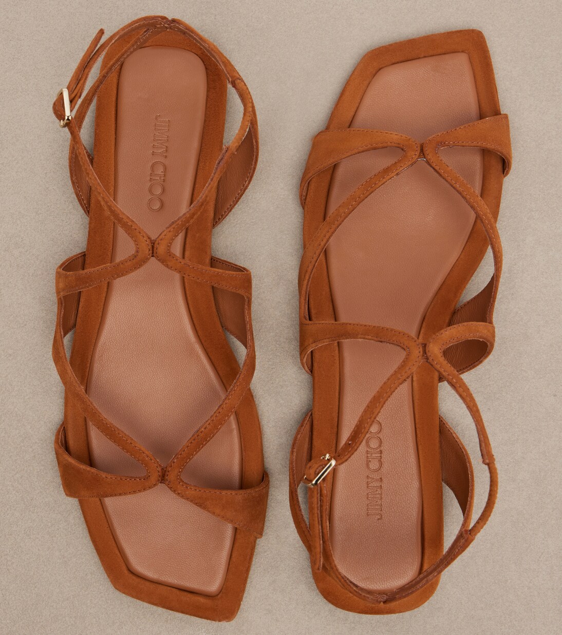 Sandalen Ayla aus Veloursleder | Jimmy Choo