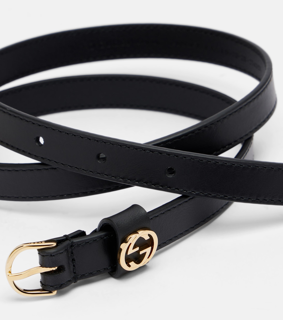 Interlocking G leather belt | Gucci