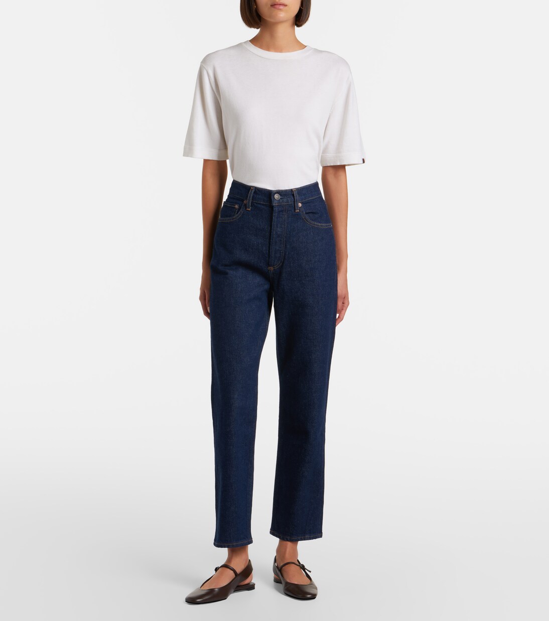 Cropped Straight Jeans '90s | Agolde