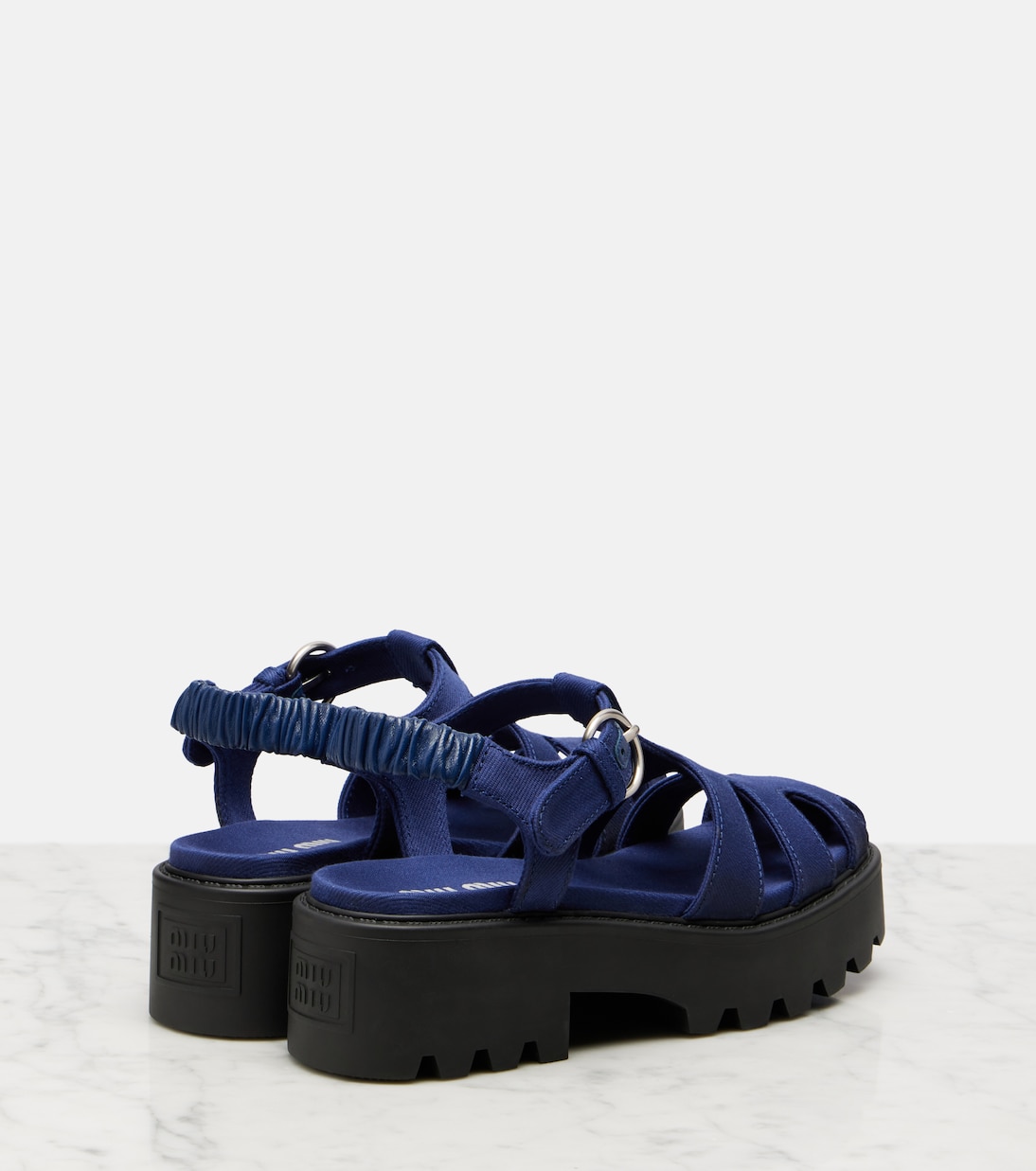 Platform slingback sandals | Miu Miu