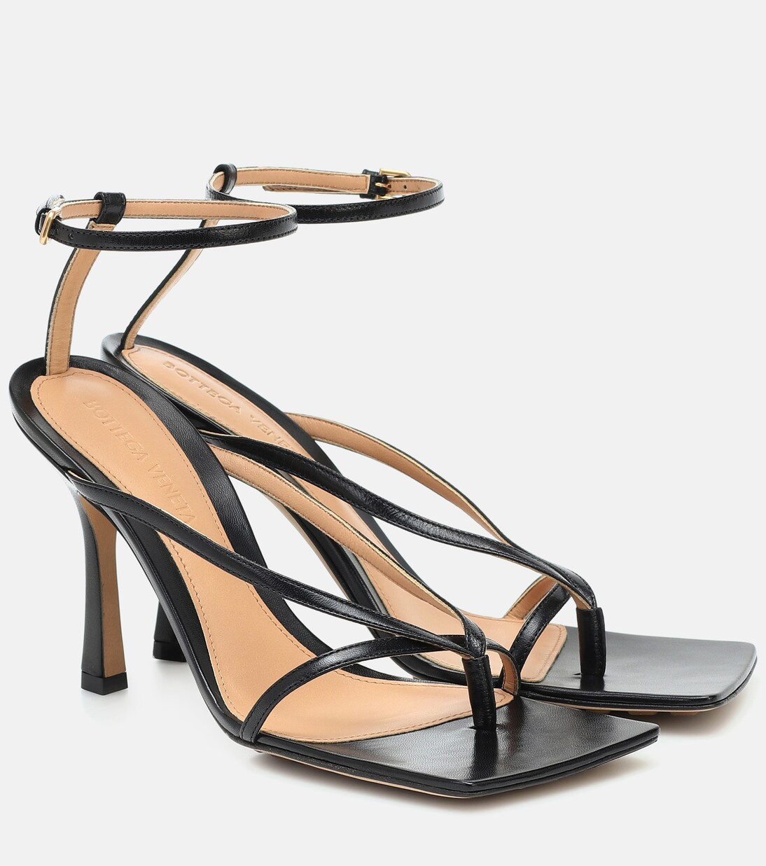 Stretch leather sandals | Bottega Veneta