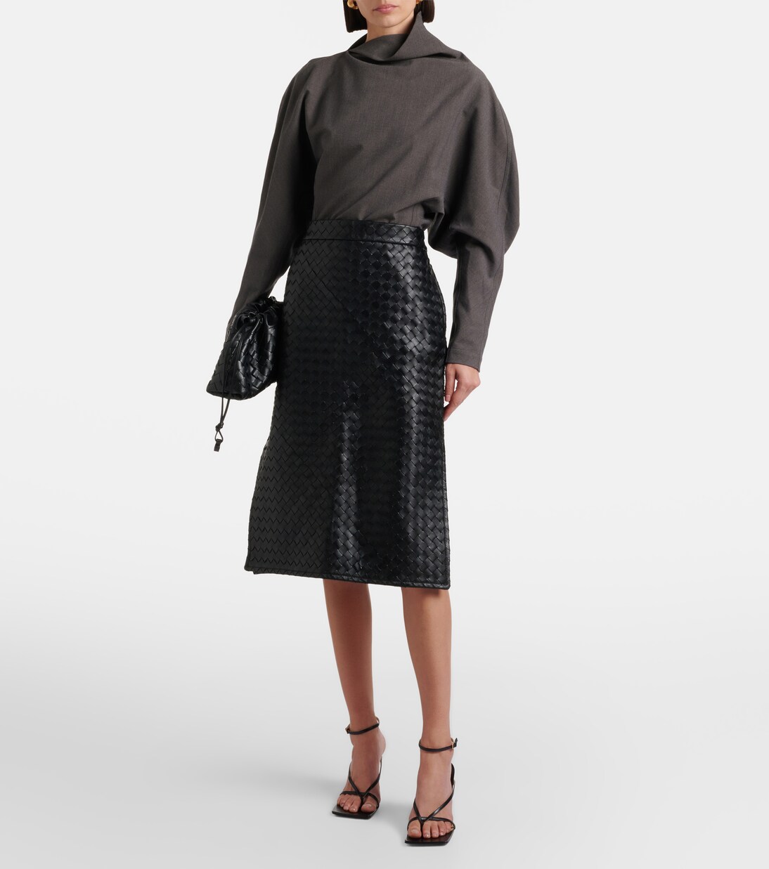 Stretch leather sandals | Bottega Veneta