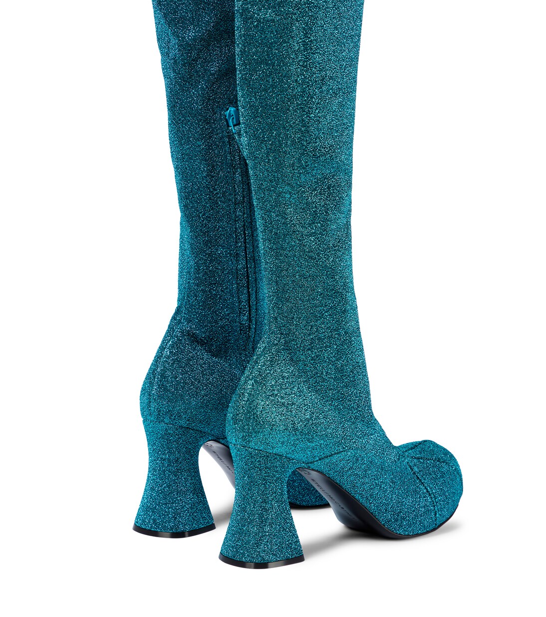 Groove Lurex® over-the-knee boots | Stella McCartney