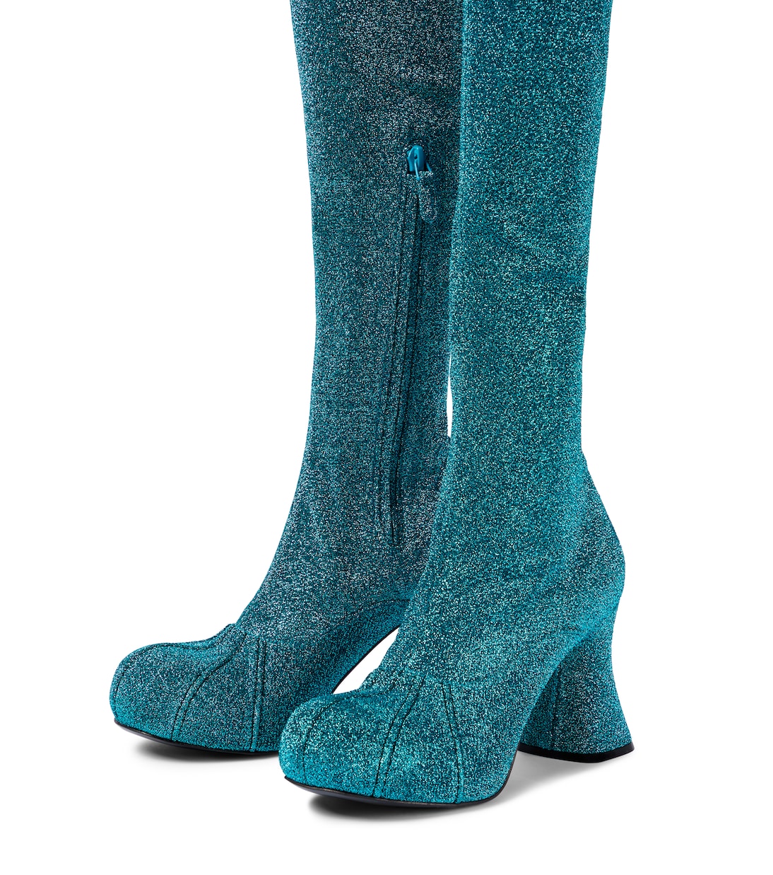 Groove Lurex® over-the-knee boots | Stella McCartney