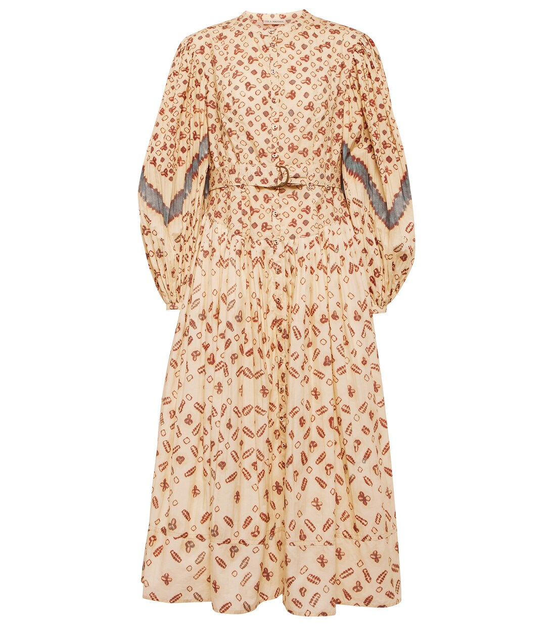 Robe midi Esti en coton imprimé | Ulla Johnson