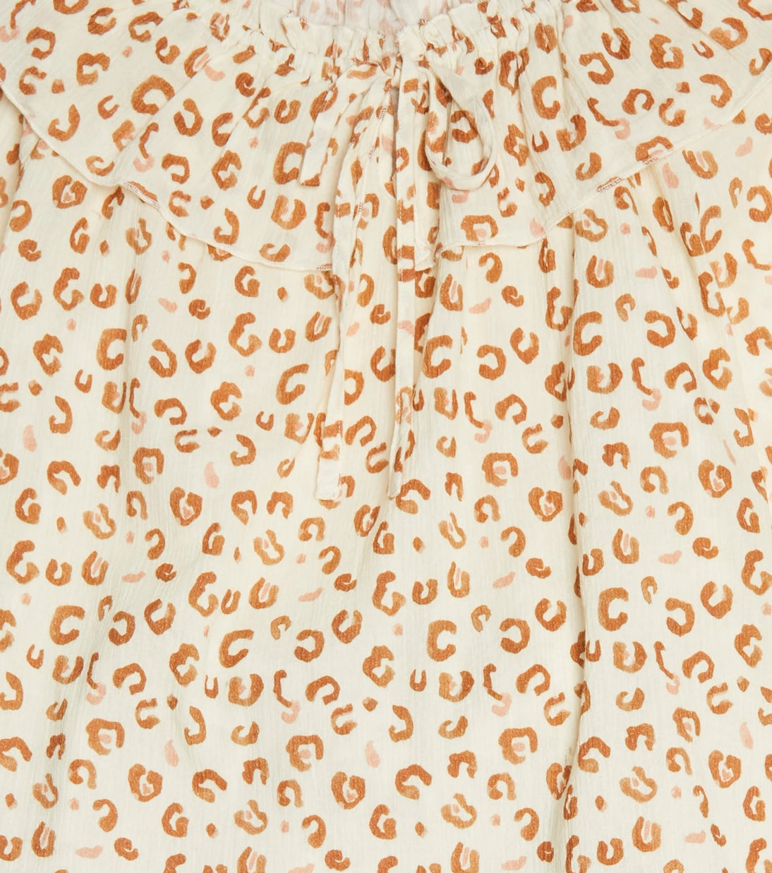 Olivia leopard-print cotton blouse | The New Society