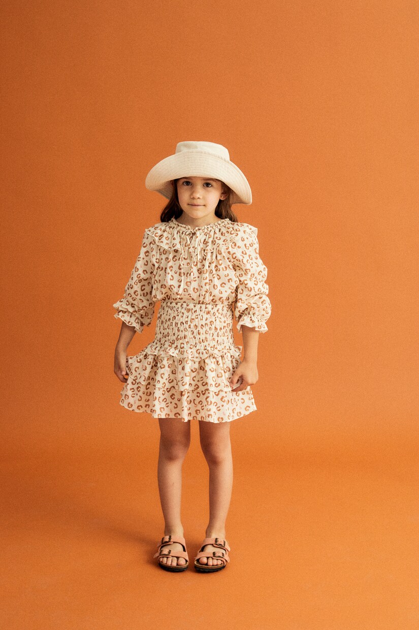 Olivia leopard-print cotton blouse | The New Society