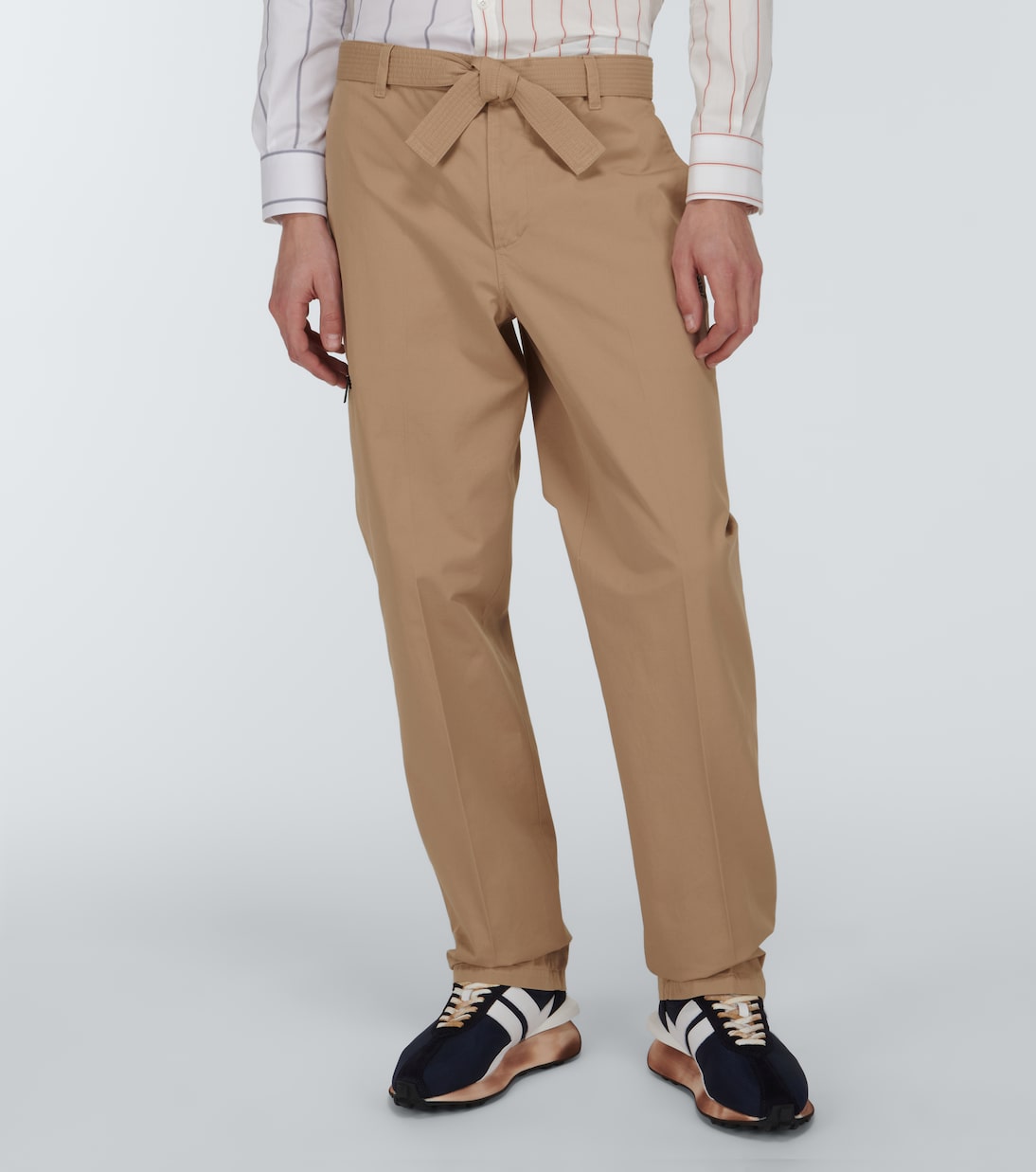 Pantaloni in cotone con cintura | Lanvin