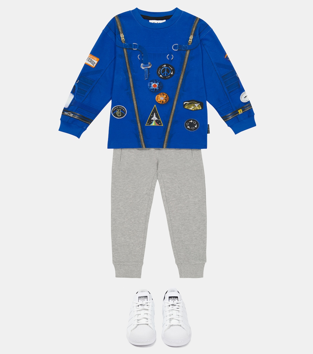 سويت شيرت من القطن بطبعات Rube | Molo