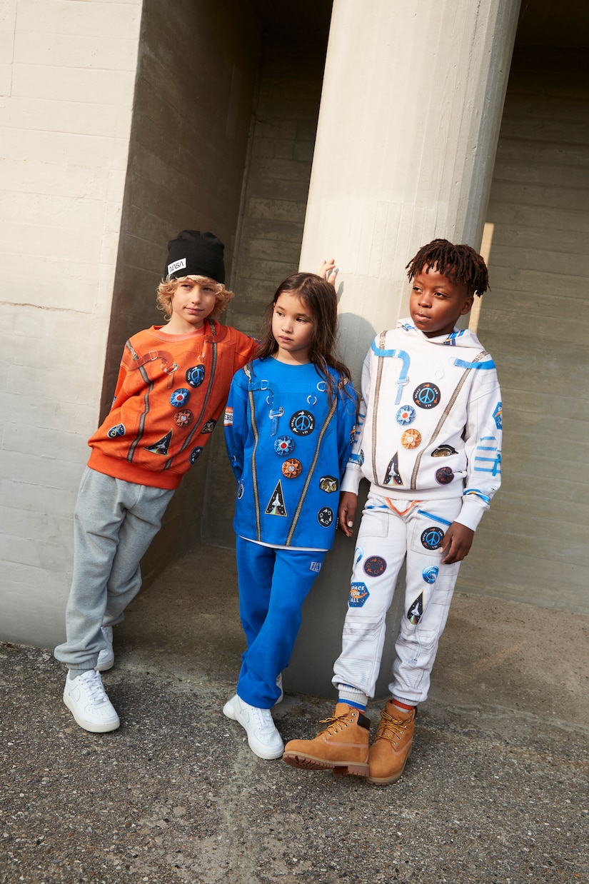 سويت شيرت من القطن بطبعات Rube | Molo