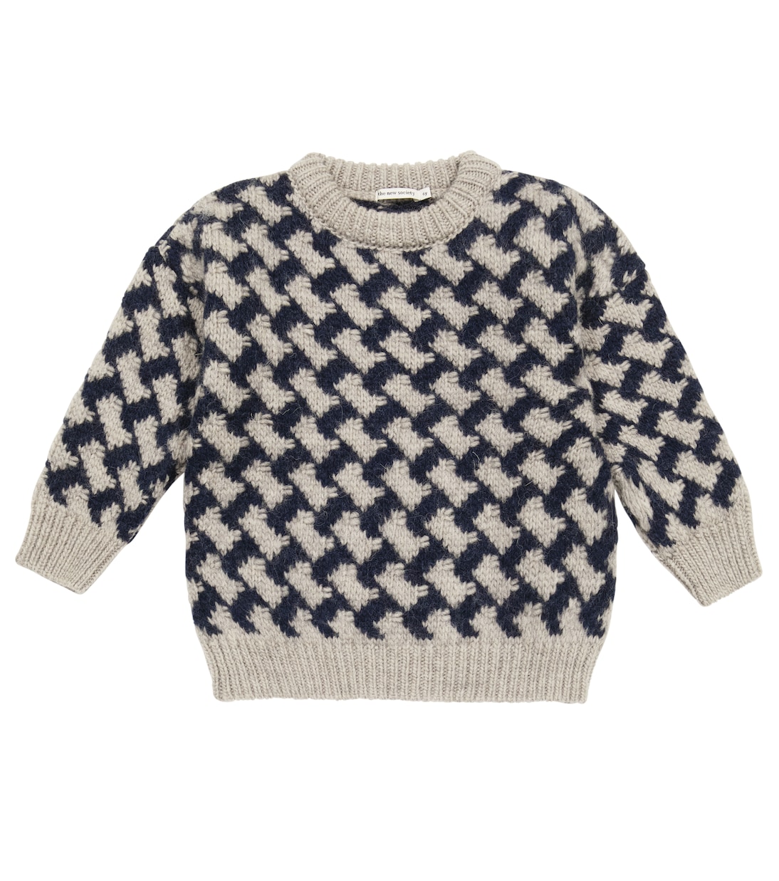 Nicola jacquard wool sweater | The New Society