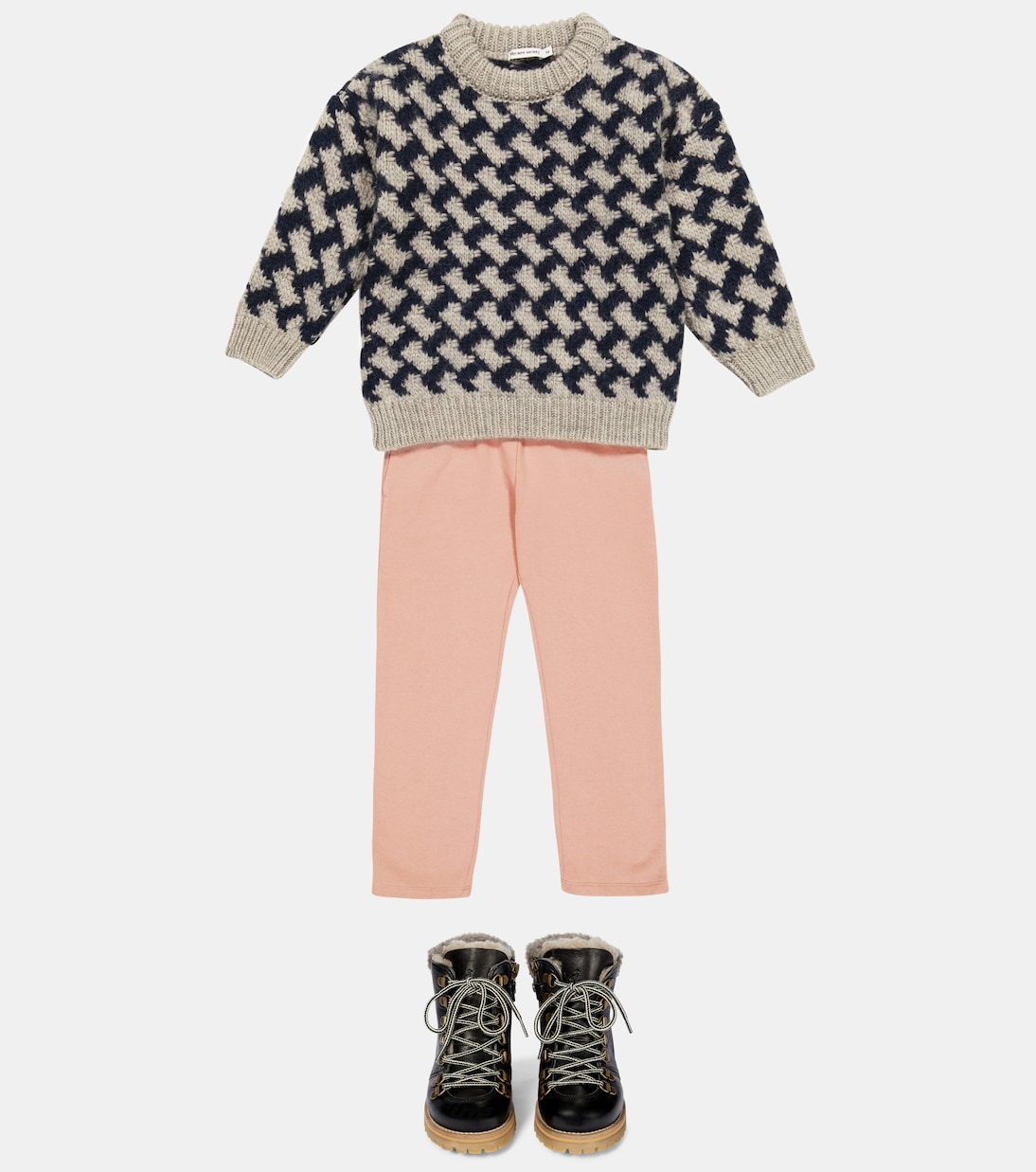 Nicola jacquard wool sweater | The New Society