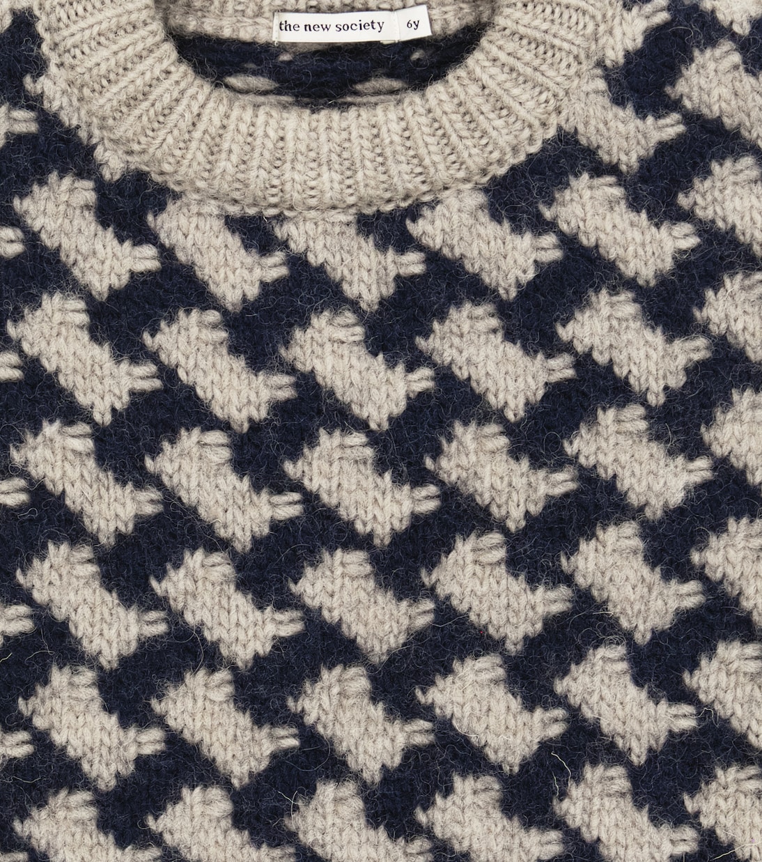 Nicola jacquard wool sweater | The New Society