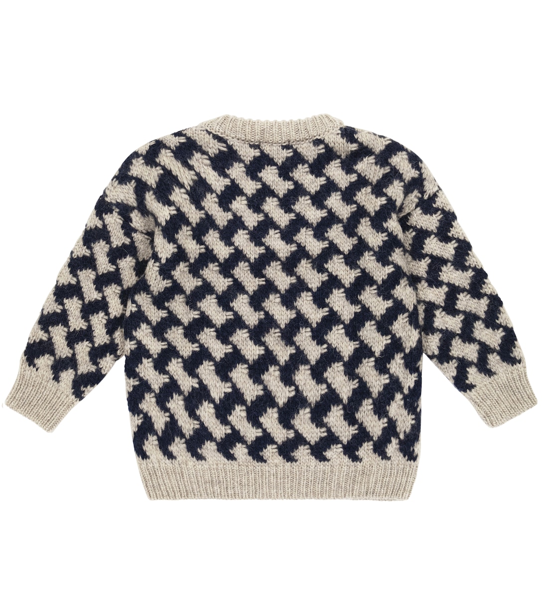 Nicola jacquard wool sweater | The New Society