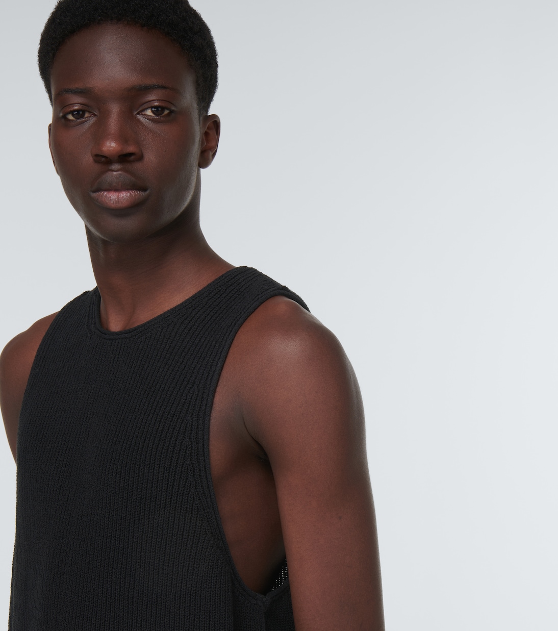 Zeno cotton-blend tank top | Nanushka