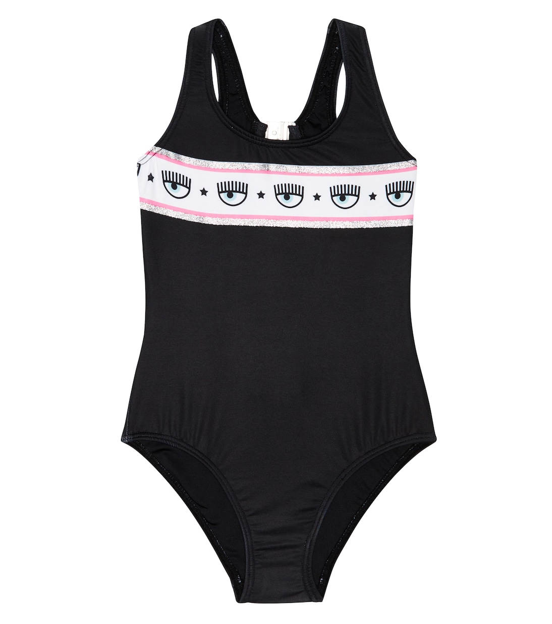 x Chiara Ferragni eye-motif swimsuit | Monnalisa