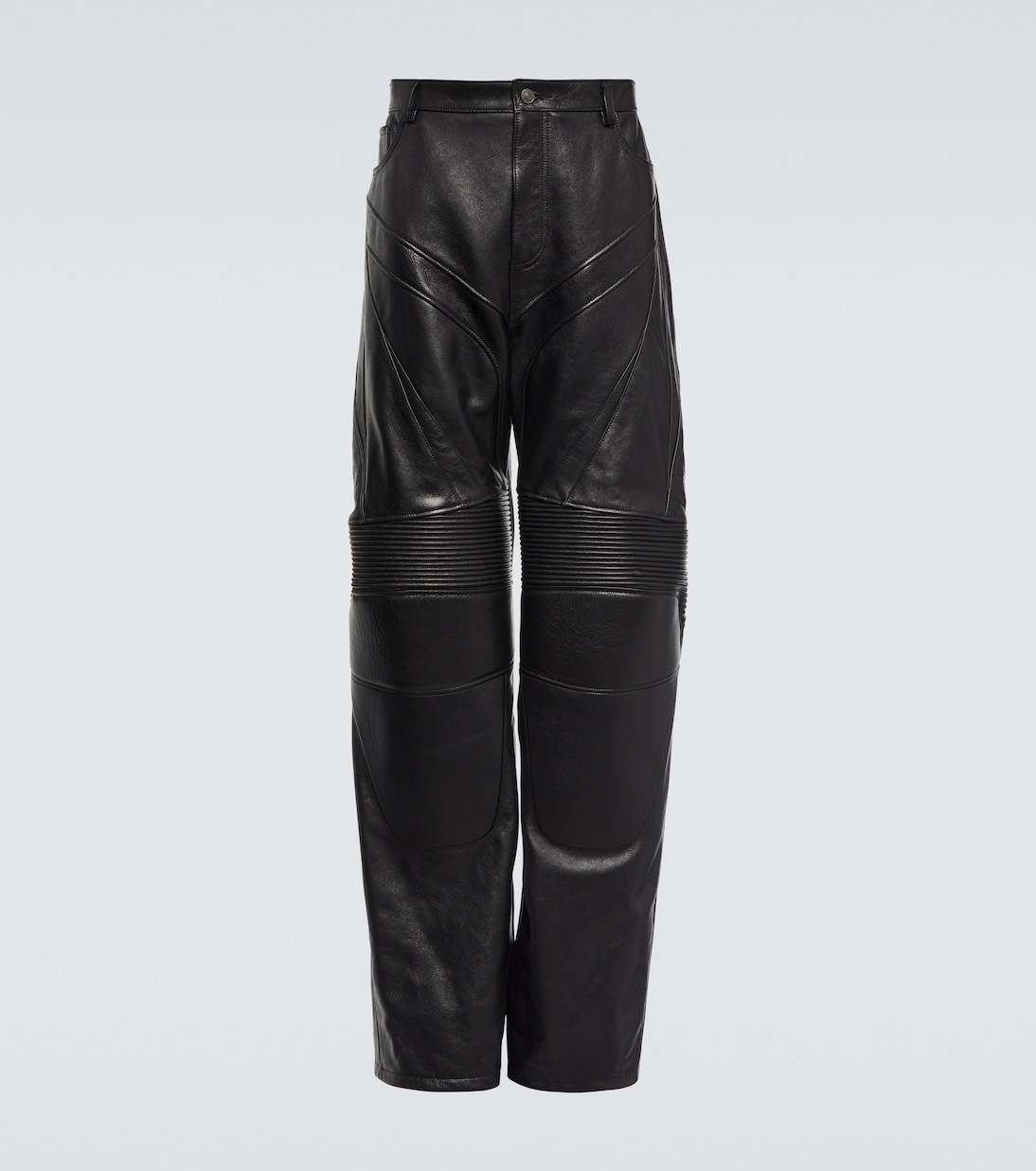 Pantaloni biker in pelle | Balenciaga