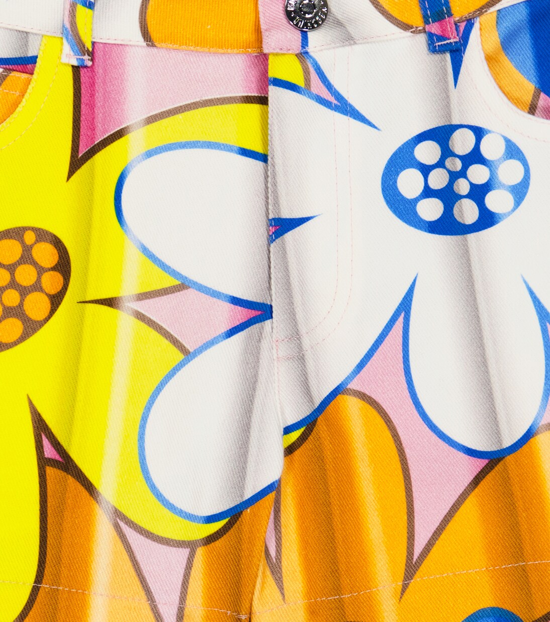 Floral denim shorts | Moschino Kids