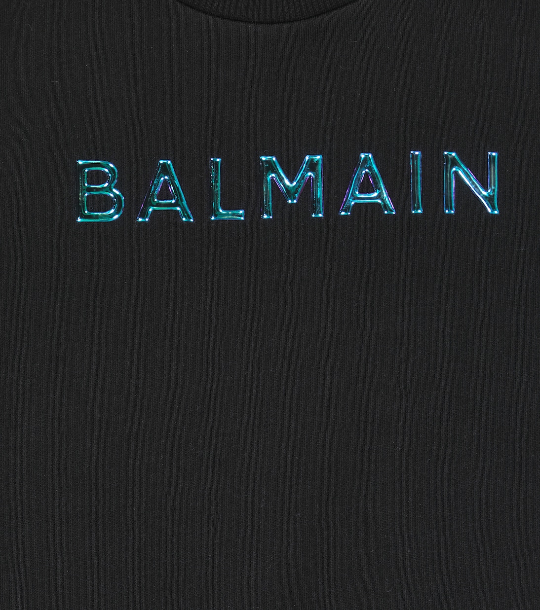 Logo cotton jersey sweatshirt | Balmain Kids