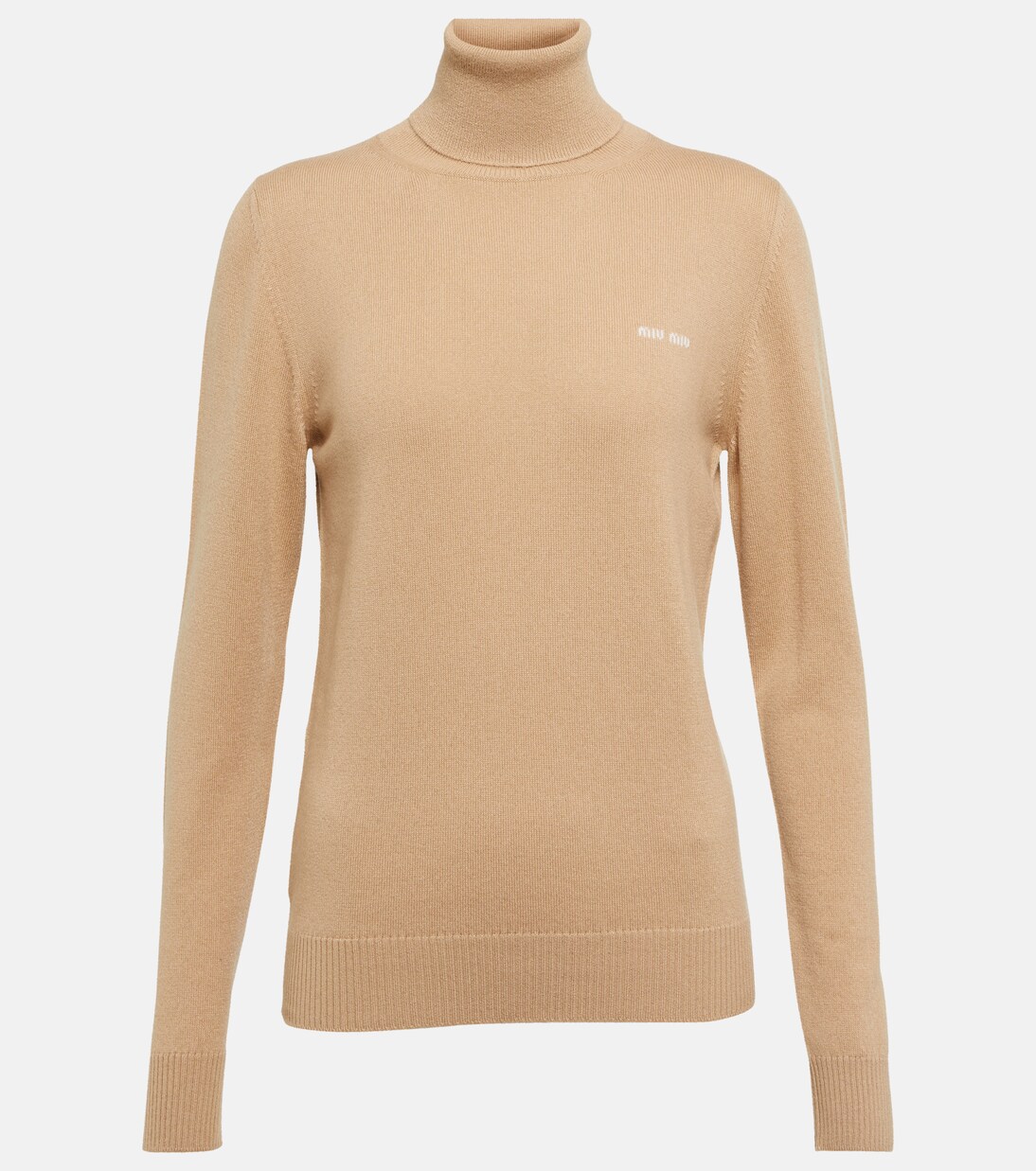 Cashmere turtleneck sweater | Miu Miu