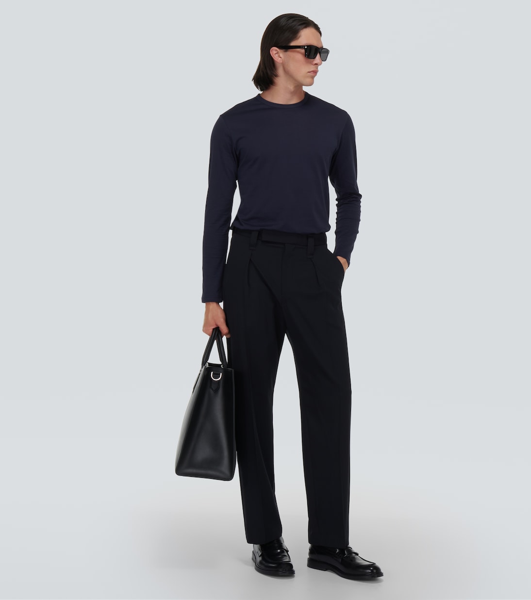 Longsleeve aus Baumwolle | Sunspel