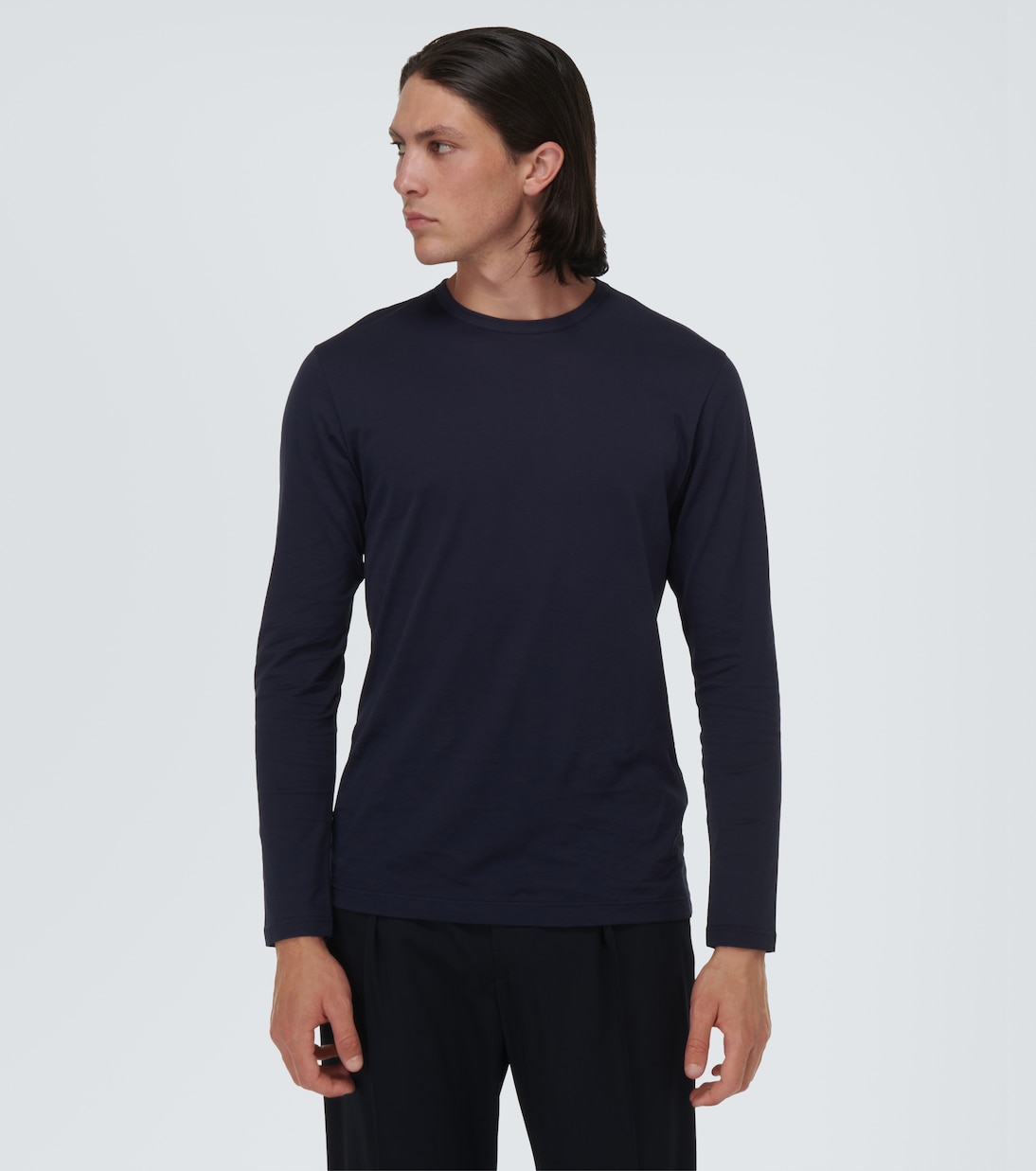 Longsleeve aus Baumwolle | Sunspel