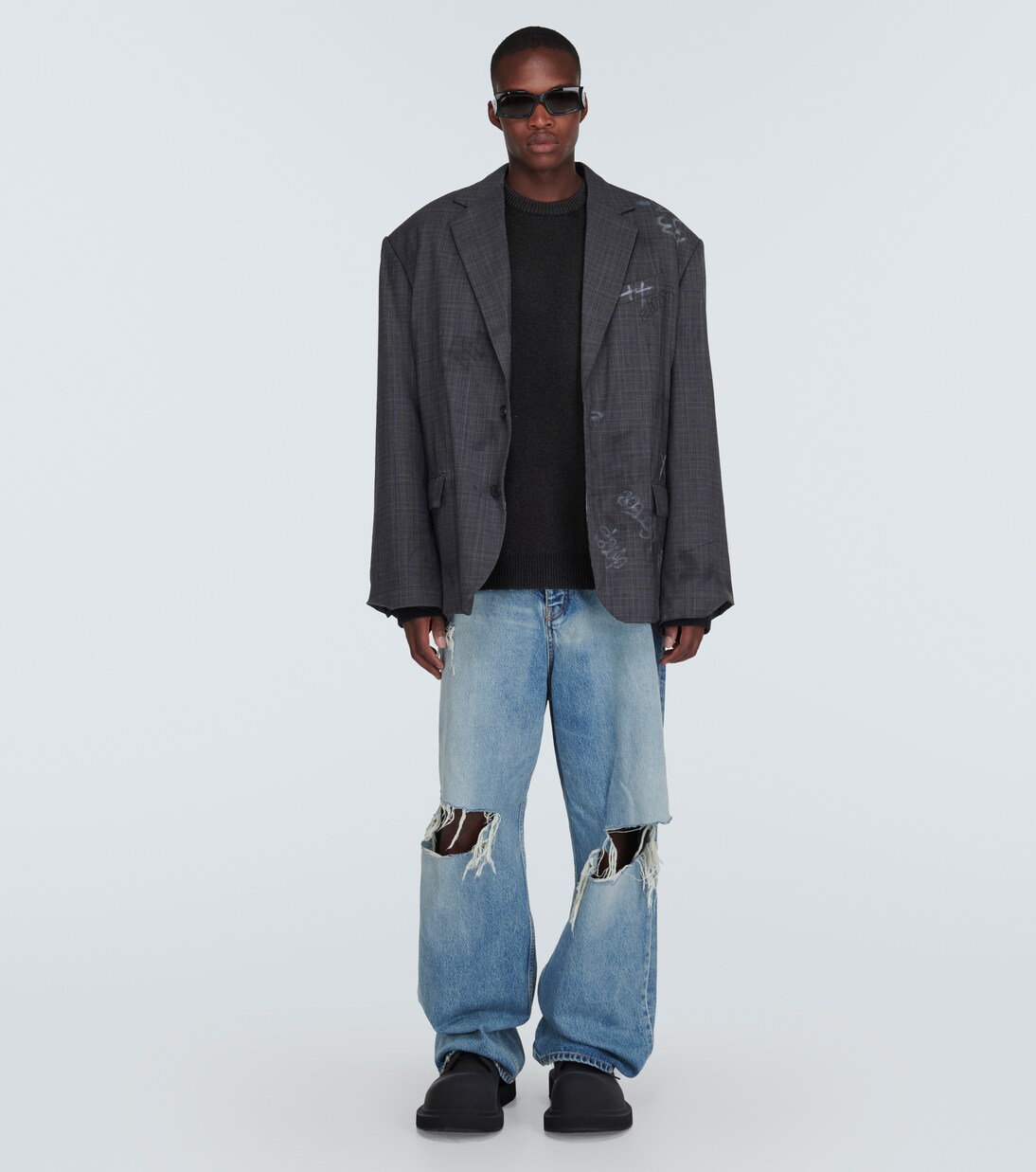 Oversized wool-blend sweater | Balenciaga