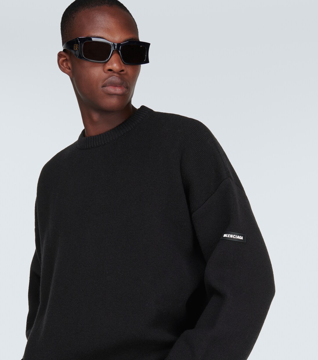 Oversized wool-blend sweater | Balenciaga
