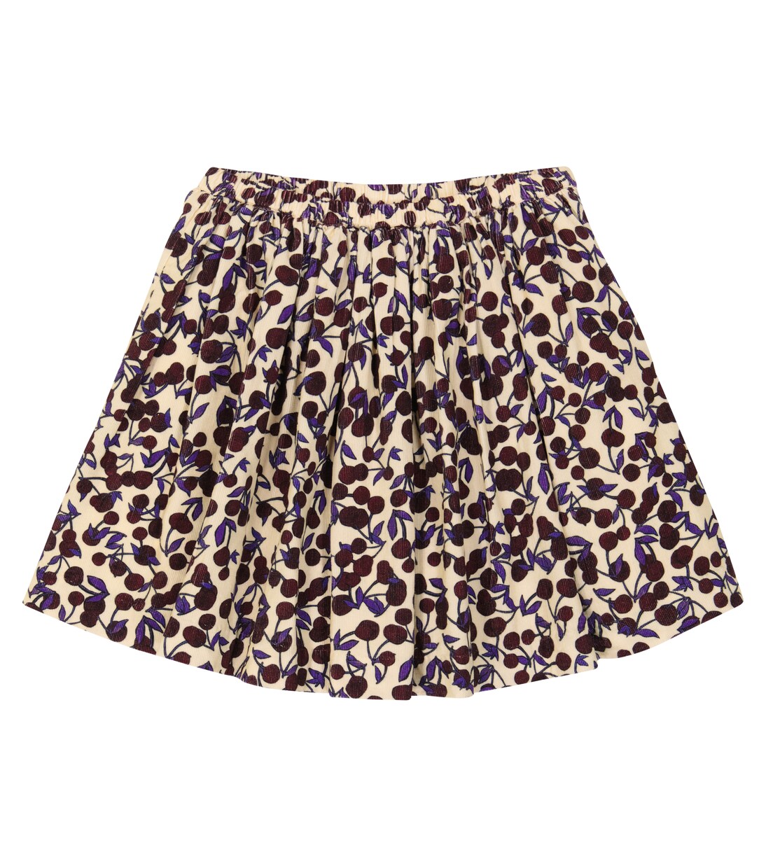 Suzon printed corduroy skirt  | Bonpoint