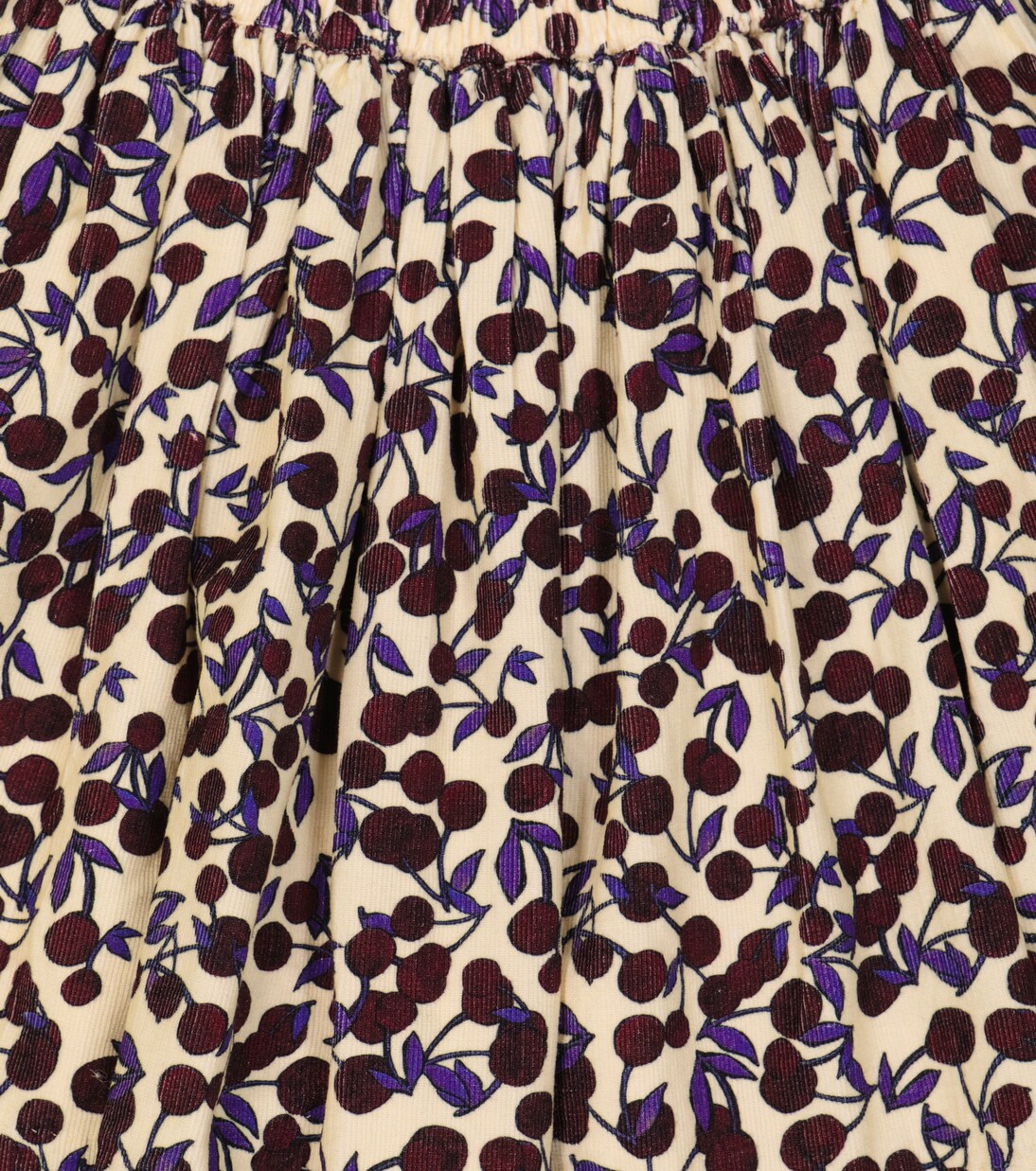 Suzon printed corduroy skirt  | Bonpoint