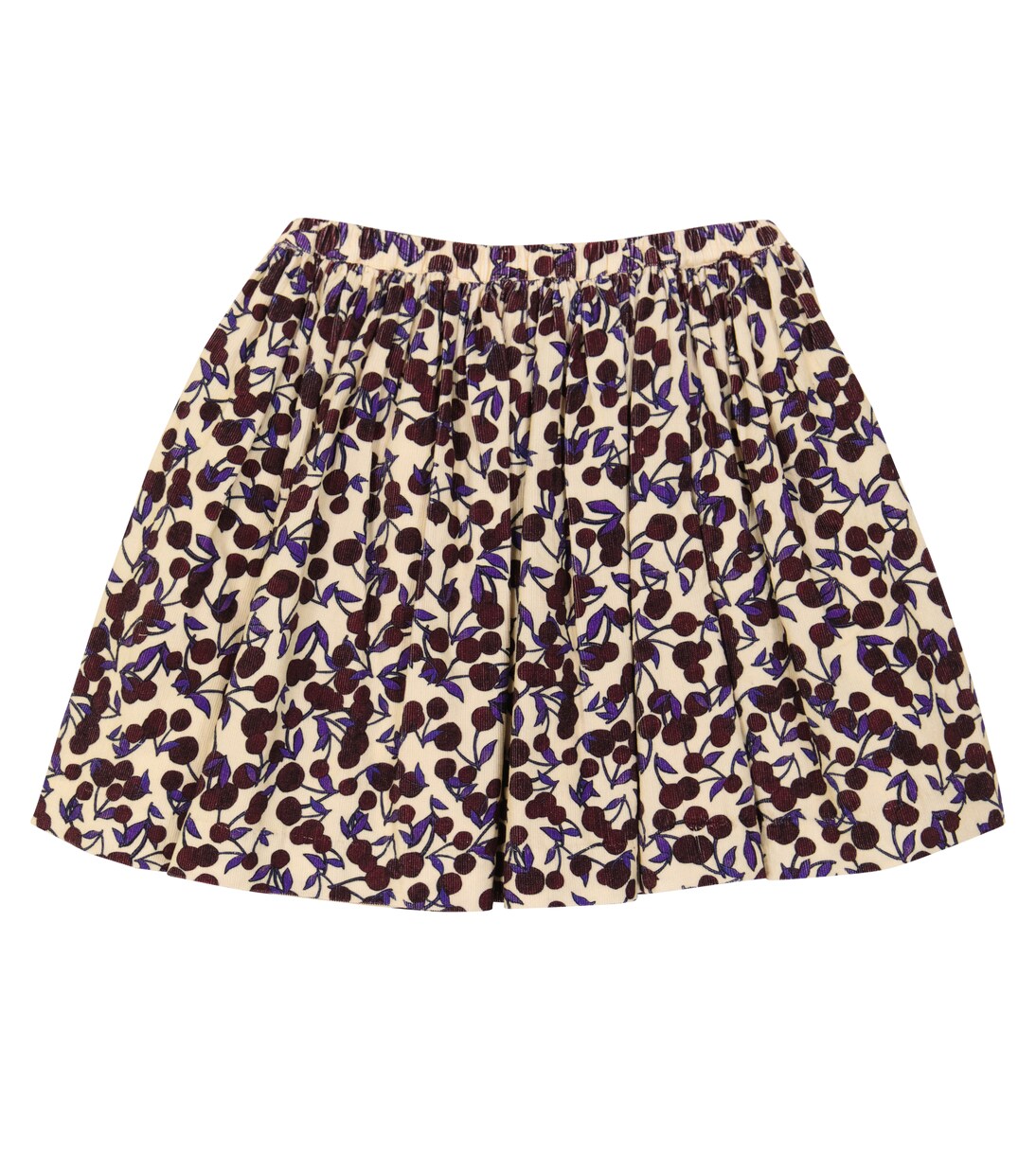 Suzon printed corduroy skirt  | Bonpoint