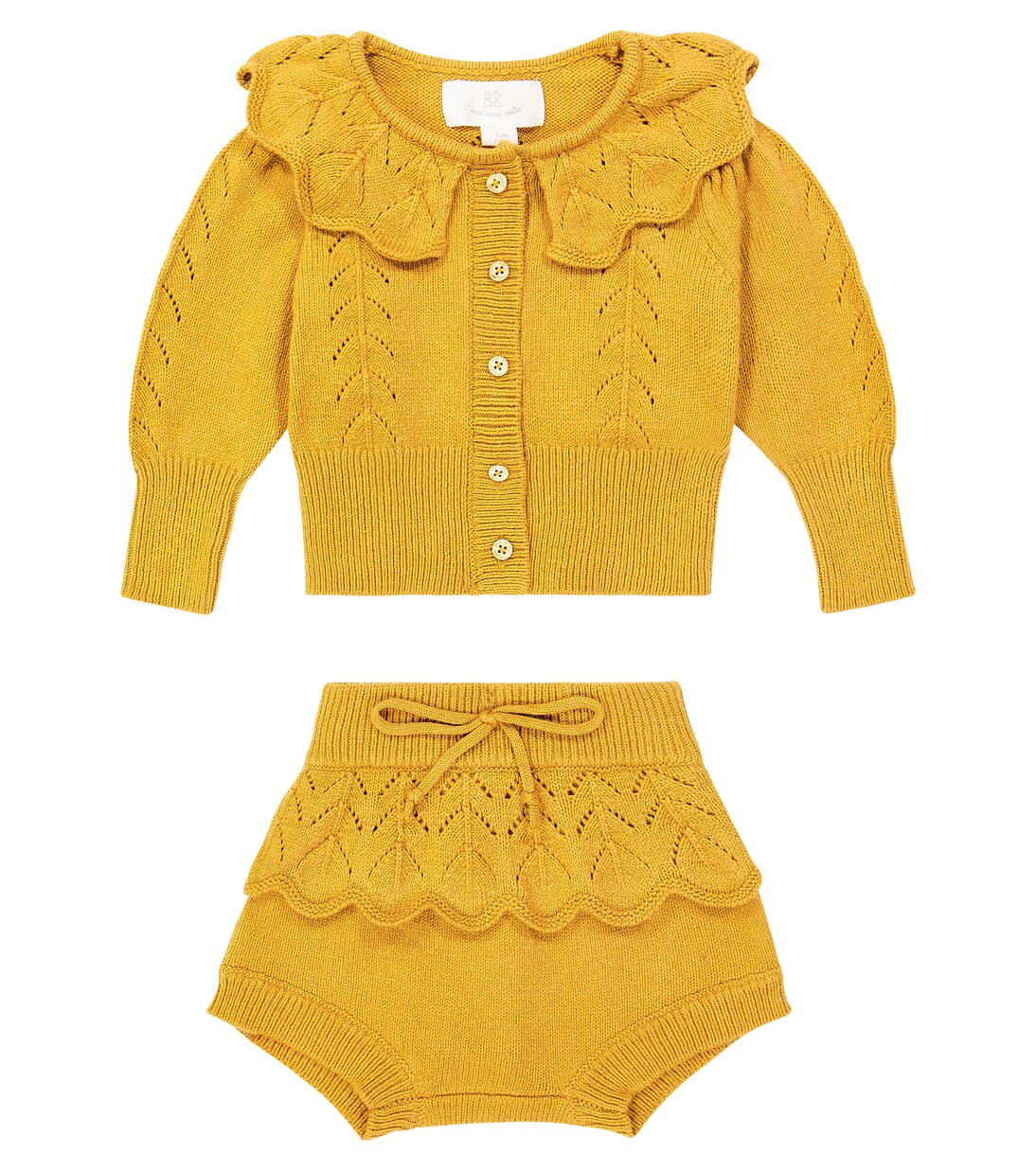 Baby - Set Cardigan e shorts Francesca | C'era Una Volta
