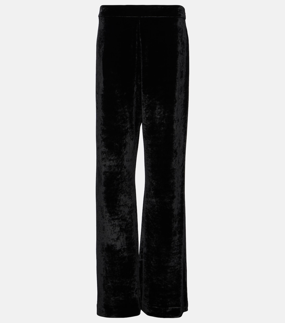 Weite High-Rise-Hose aus Samt | Jil Sander