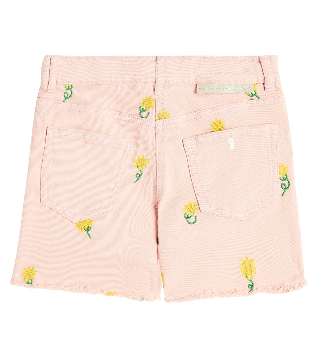Floral embroidered denim shorts | Stella McCartney Kids