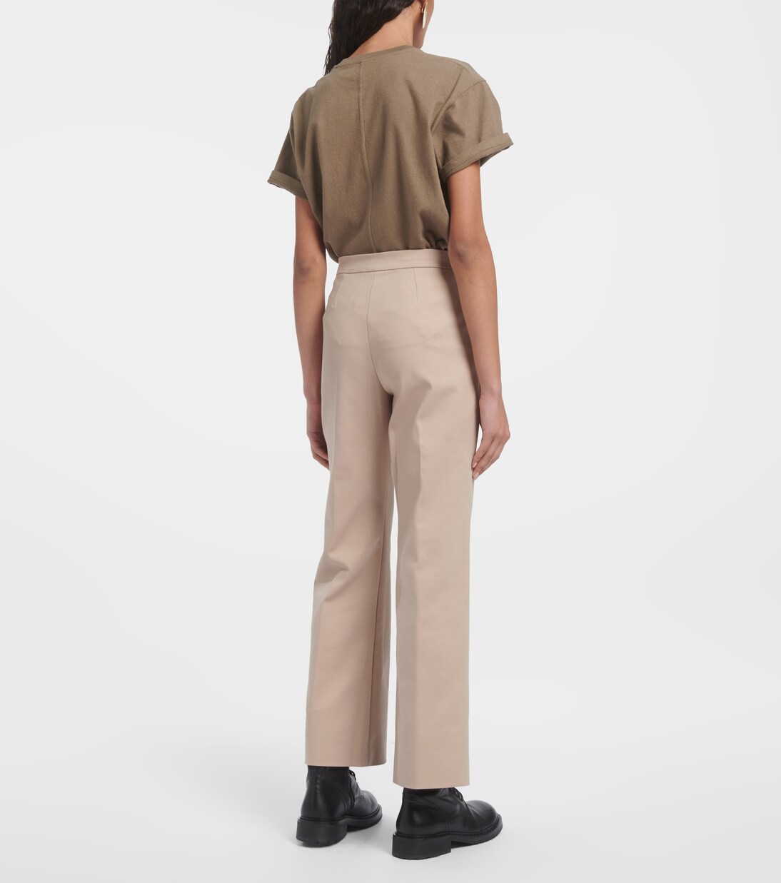 Conico cotton-blend flared pants | 'S Max Mara